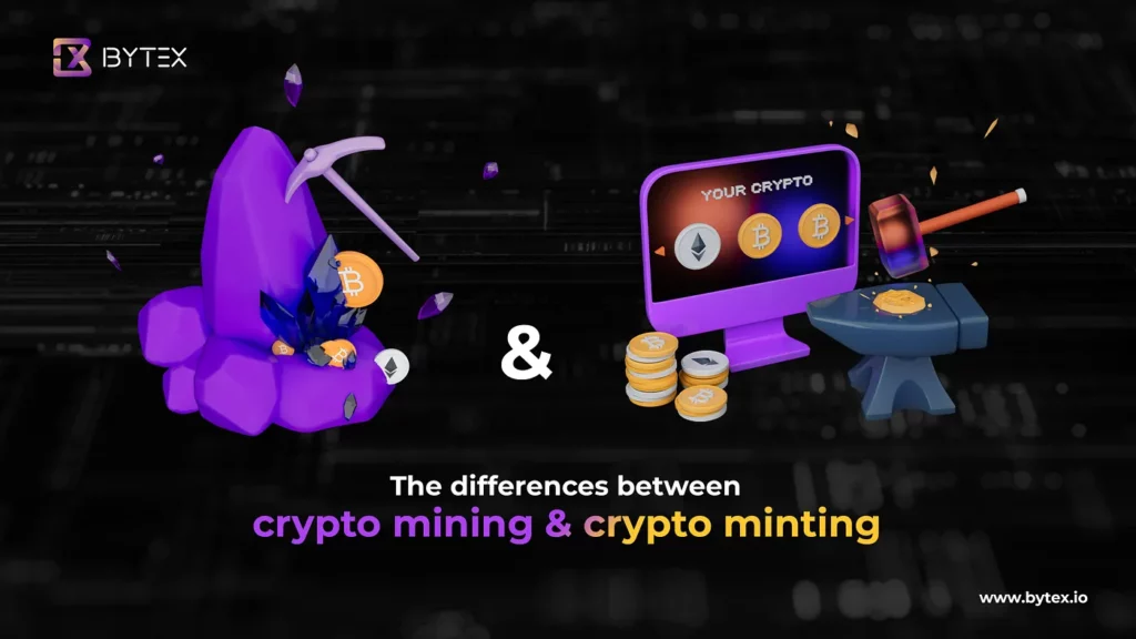 The difference between Cryptocurrency Mining and Cryptocurrency Minting